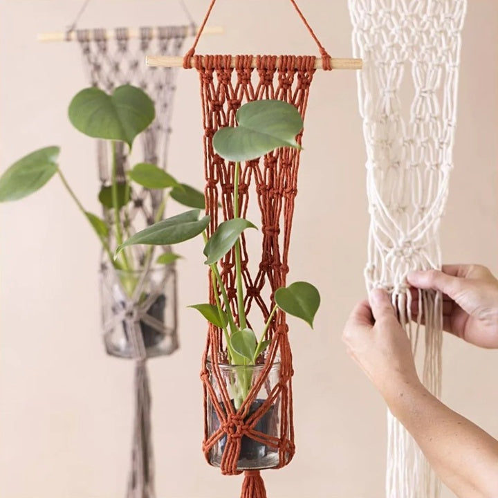 Комплет Macrame за висечки жардинери - 3