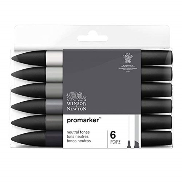 Комплет маркери Winsor &amp; Newton Promarker - неутрални нијанси