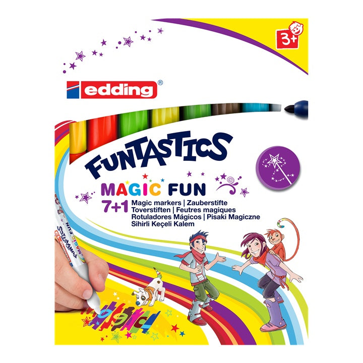 Комплет маркери за деца EDDING FUNTASTICS MAGIC FUN - 1