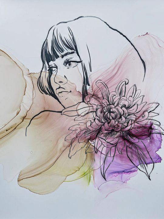 Комплет мастило KAMENSKAYA 'GIRLS AND FLOWERS' - 5