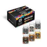 Комплет метални акрилни бои ACRYL PRO