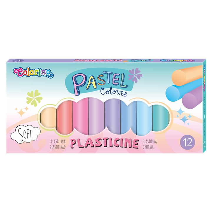 Комплет од глина за моделирање на Colorino Pastel