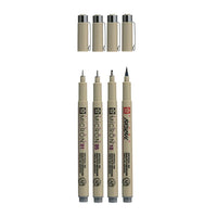 Комплет технички пенкала Sakura Pigma Micron 3 fineliners a brush pen - 2