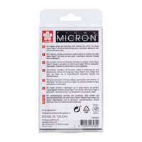 Комплет технички пенкала Sakura Pigma Micron со сиви нијанси 8 парчиња - 3