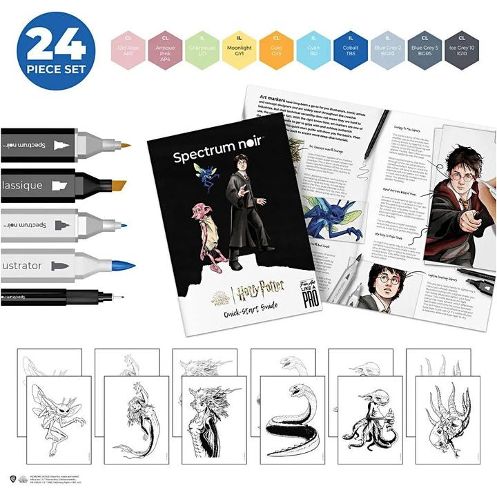 Комплет уметност за илустрација HARRY POTTER: MAGICAL CREATURES - 2