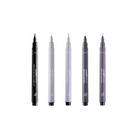 Комплет UNI PIN маркери fineliner Elegant Tones 5 парчиња - 2