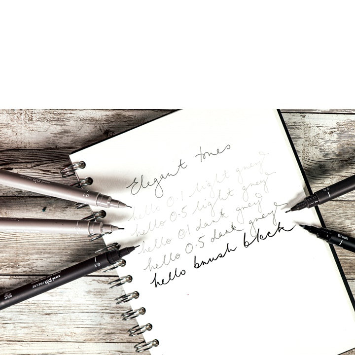 Комплет UNI PIN маркери fineliner Elegant Tones 5 парчиња - 3