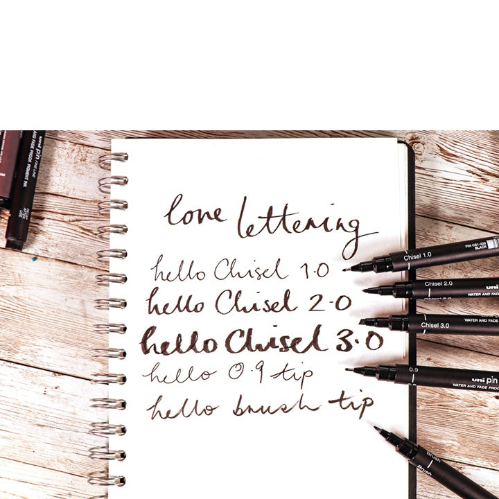 Комплет UNI PIN маркери fineliner Love Lettering 5 парчиња - 3