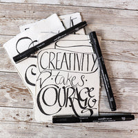 Комплет UNI PIN маркери fineliner Love Lettering 5 парчиња - 4
