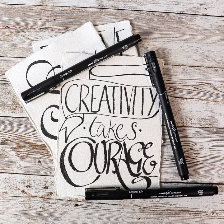 Комплет UNI PIN маркери fineliner Love Lettering 5 парчиња - 4