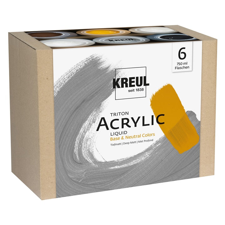 Комплет за акрилни бои KREUL Triton - 1