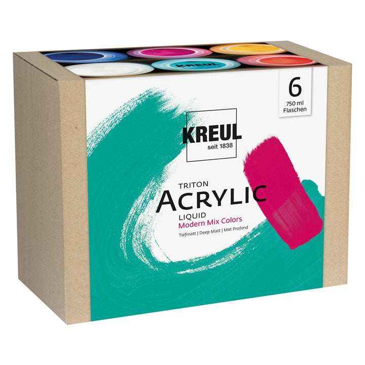 Комплет за акрилни бои KREUL Triton - 1