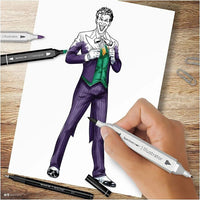 Комплет за илустрација за уметнички дела HEROES AND VILLAINS : THE JOKER - 3