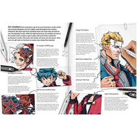 Комплет за илустрација за уметнички дела MANGA A COMIC HEROES - 3