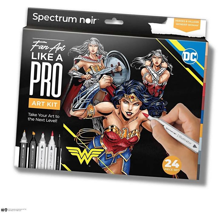 Комплет за илустрација за уметност WONDER WOMAN - 1