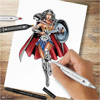 Комплет за илустрација за уметност WONDER WOMAN - 3