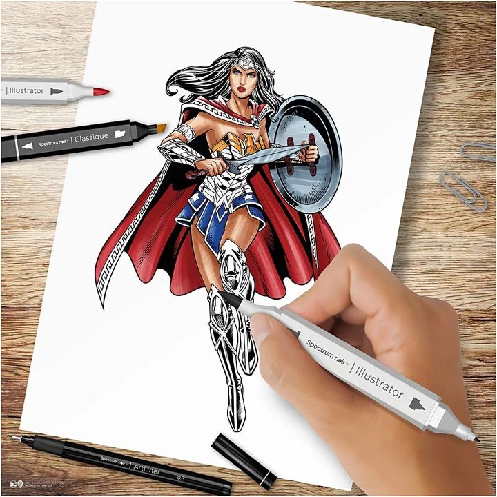 Комплет за илустрација за уметност WONDER WOMAN - 3