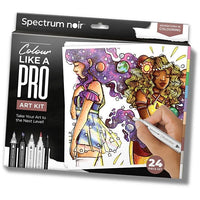 Комплет за уметност со илустрации ADVENTURES IN COLOURING - 1