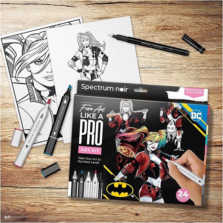 Комплет за уметност за илустрација HARLEY QUINN - 4
