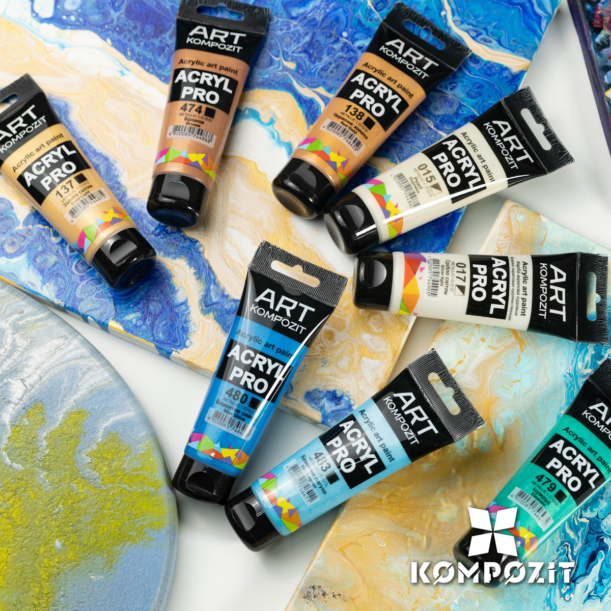 Акрилна боја ACRYL PRO ART Kompozit 75 ml