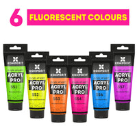 Флуоресцентна акрилна боја ACRYL PRO ART Kompozit 75 ml