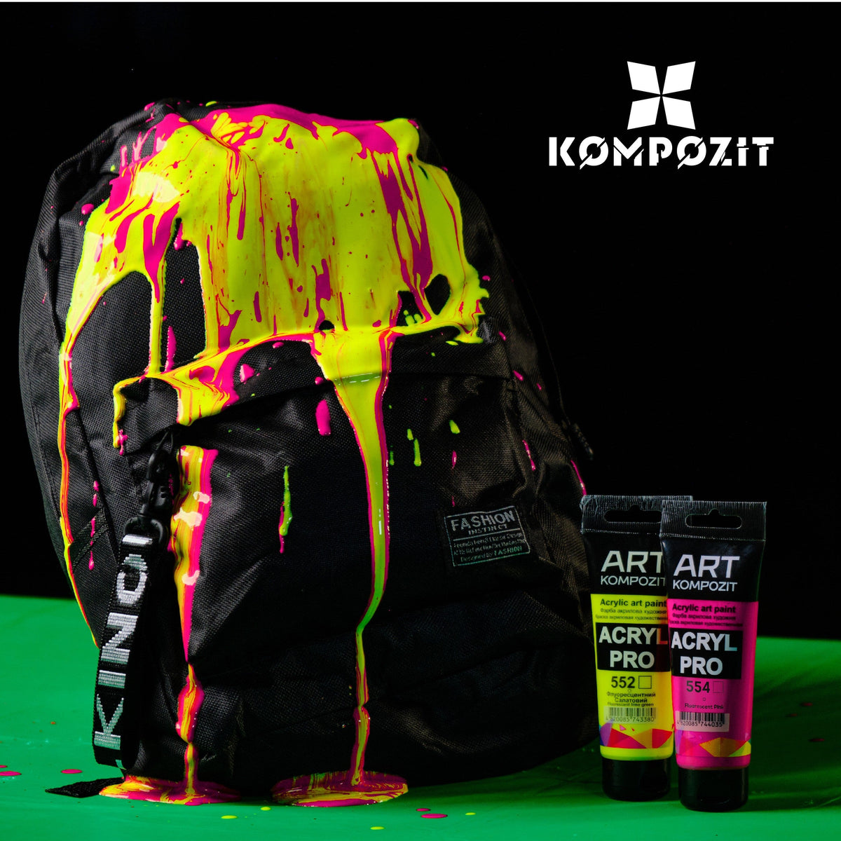 Флуоресцентна акрилна боја ACRYL PRO ART Kompozit 75 ml