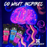 Флуоресцентна акрилна боја ACRYL PRO ART Kompozit 75 ml