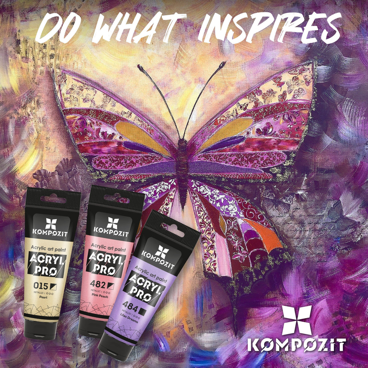 Метална акрилна боја ACRYL PRO ART Kompozit 75 ml