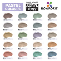 Пастелна акрилна боја ACRYL PRO ART Kompozit 75 ml