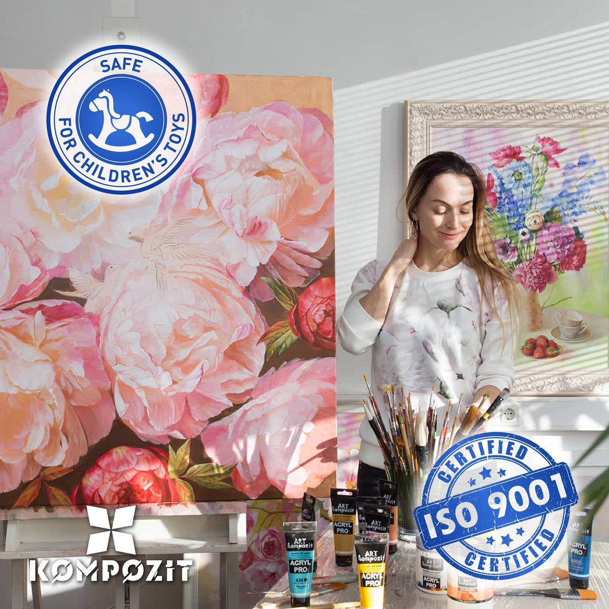 Пастелна акрилна боја ACRYL PRO ART Kompozit 75 ml
