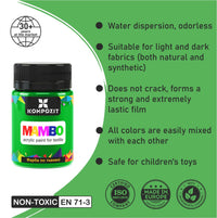 MAMBO акрилна боја за текстил и кожа 50ml