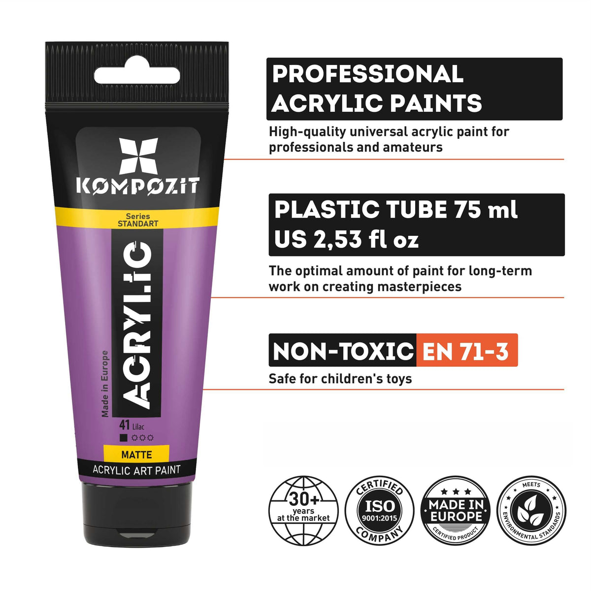 Акрилна боја STANDART Kompozit 75 ml