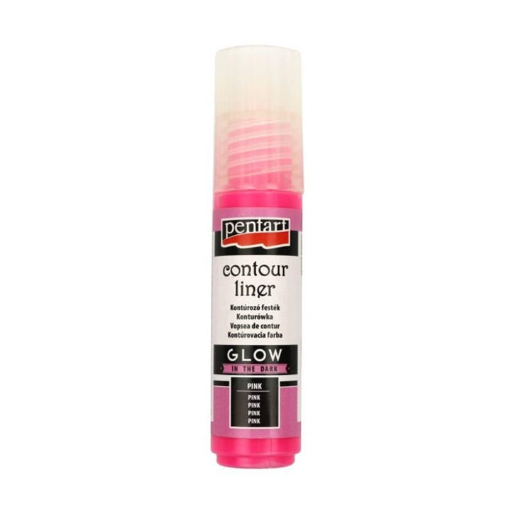 Контурна боја Pentart Glow-in-the-Dark 20 ml - Лимета