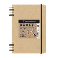 Крафт скицир блок CLAIREFONTAINE 115 g/m² A5 – A4 - 80 листови