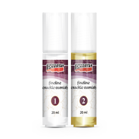 Кракел лак Pentart Fineline со фини пукнатини, двокомпонентен, сет 2x 20 ml
