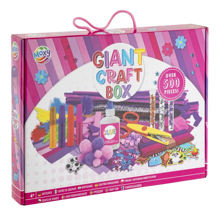 Креативен комплет Giant Craft Box 500 парчиња Пинк - 1