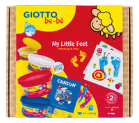 Креативен сет GIOTTO be-bè My Little Feet за отпечатоци од раце и нозе – 5 пар.
