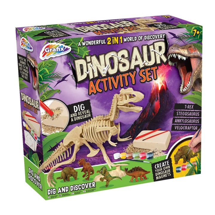 Креативен сет за деца Grafix Dinosaur