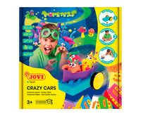 Креативен сет за моделирање Jovi Tech Crazy Cars Чудовишта - 14 пар.