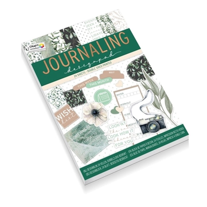 Креативен сет за scrapbooking - 24 листови - green