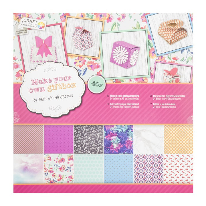 Креативен сет за scrapbooking Craft Sensations - 24 листови - 2