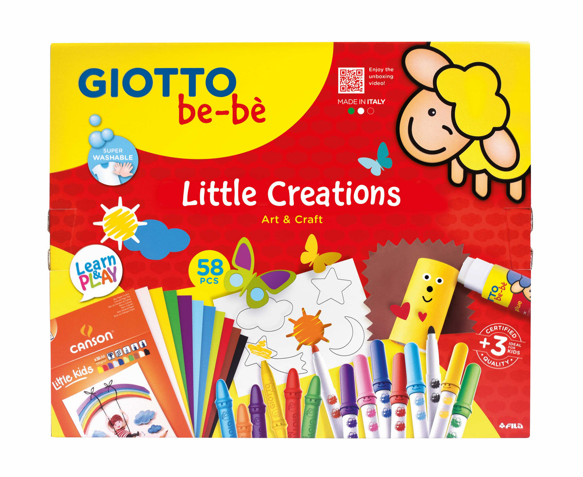 Креативен сет за творење GIOTTO be-bè Little Creations 58 пар.