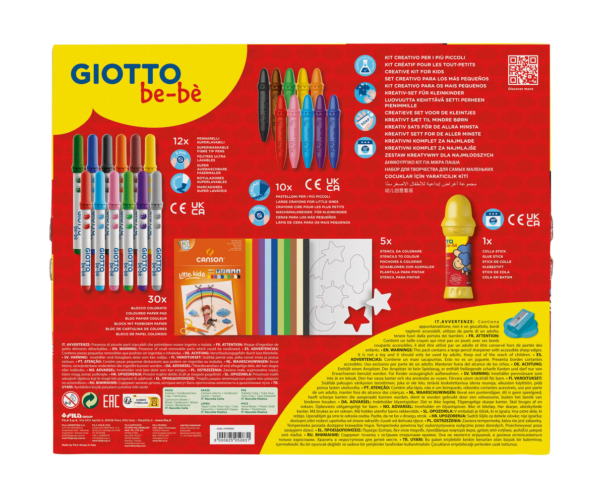 Креативен сет за творење GIOTTO be-bè Little Creations 58 пар.