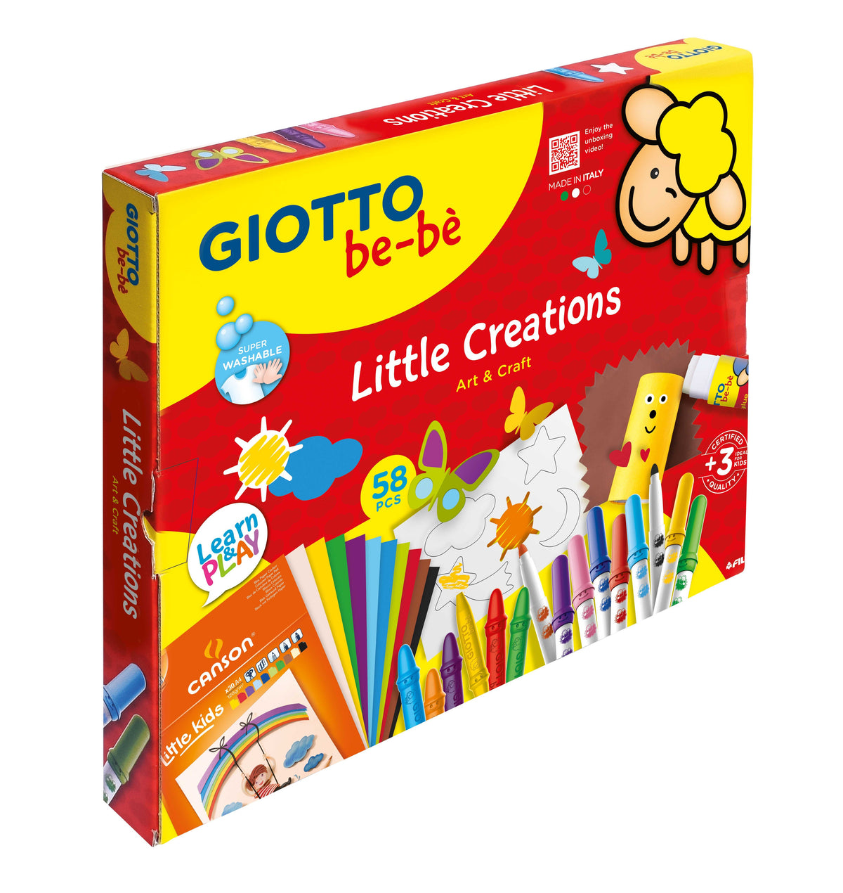 Креативен сет за творење GIOTTO be-bè Little Creations 58 пар.