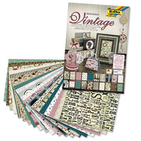 Креативна хартија Folia Vintage II 24 x 34 cm / 20 листови