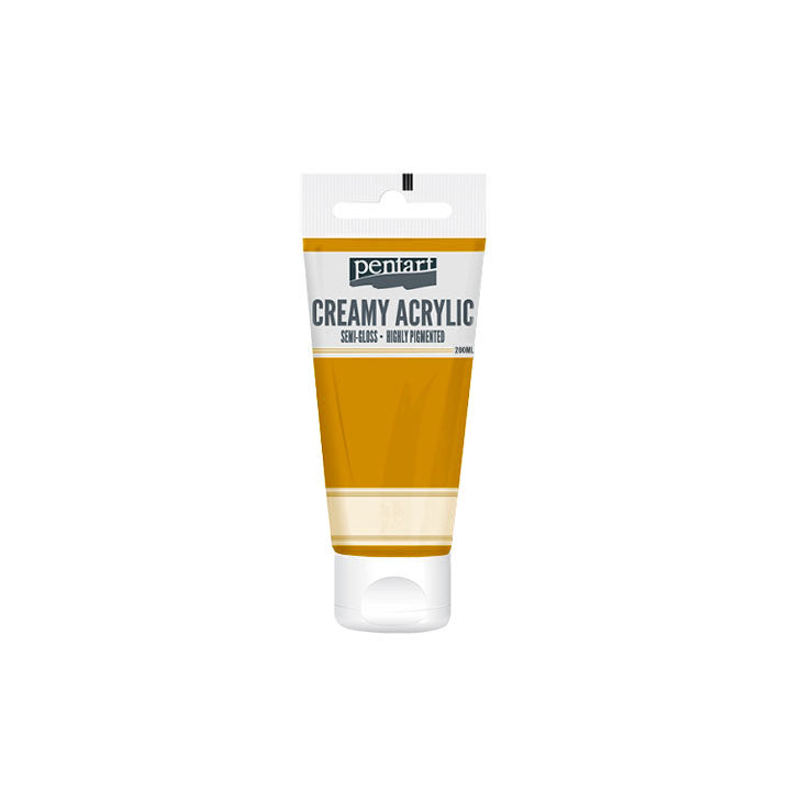 Кремаста полу - сјајна акрилна боја Pentart 200 ml - 23