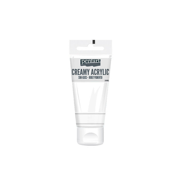 Кремаста полу - сјајна акрилна боја Pentart 200 ml - 2