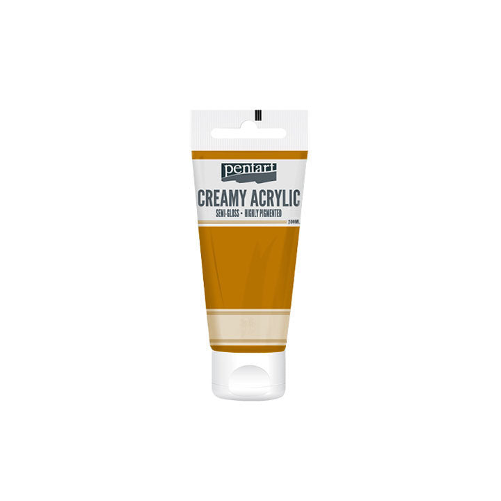 Кремаста полу - сјајна акрилна боја Pentart 200 ml - 7