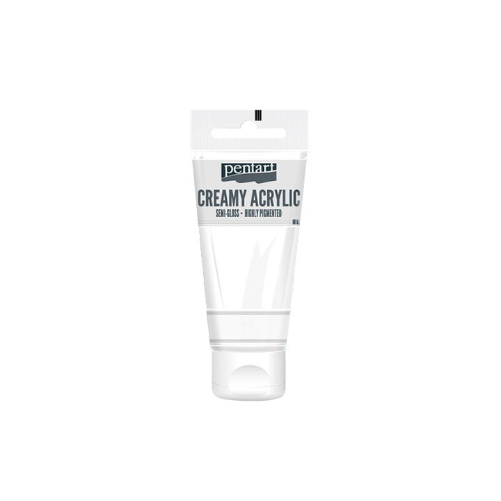 Кремаста полу - сјајна акрилна боја Pentart 60 ml - 14