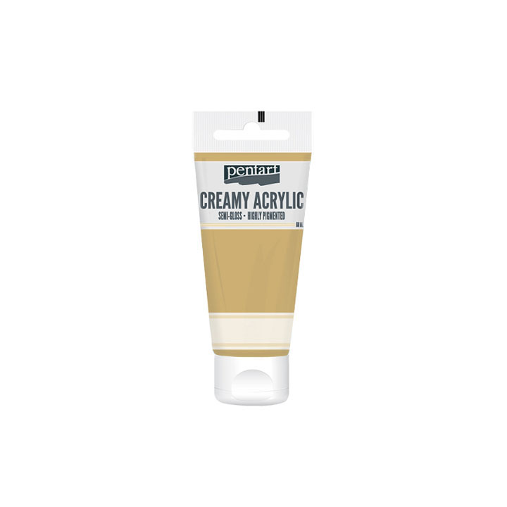 Кремаста полу - сјајна акрилна боја Pentart 60 ml - 22